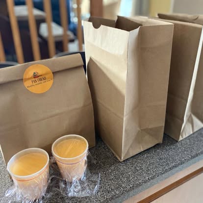 Pan Friend takeout bags ready for pickup
